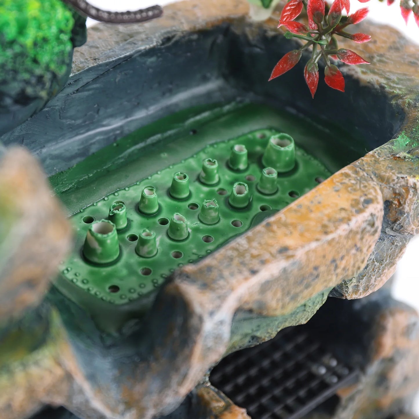 Indoor Water Feature with Color Changing LED Lighting