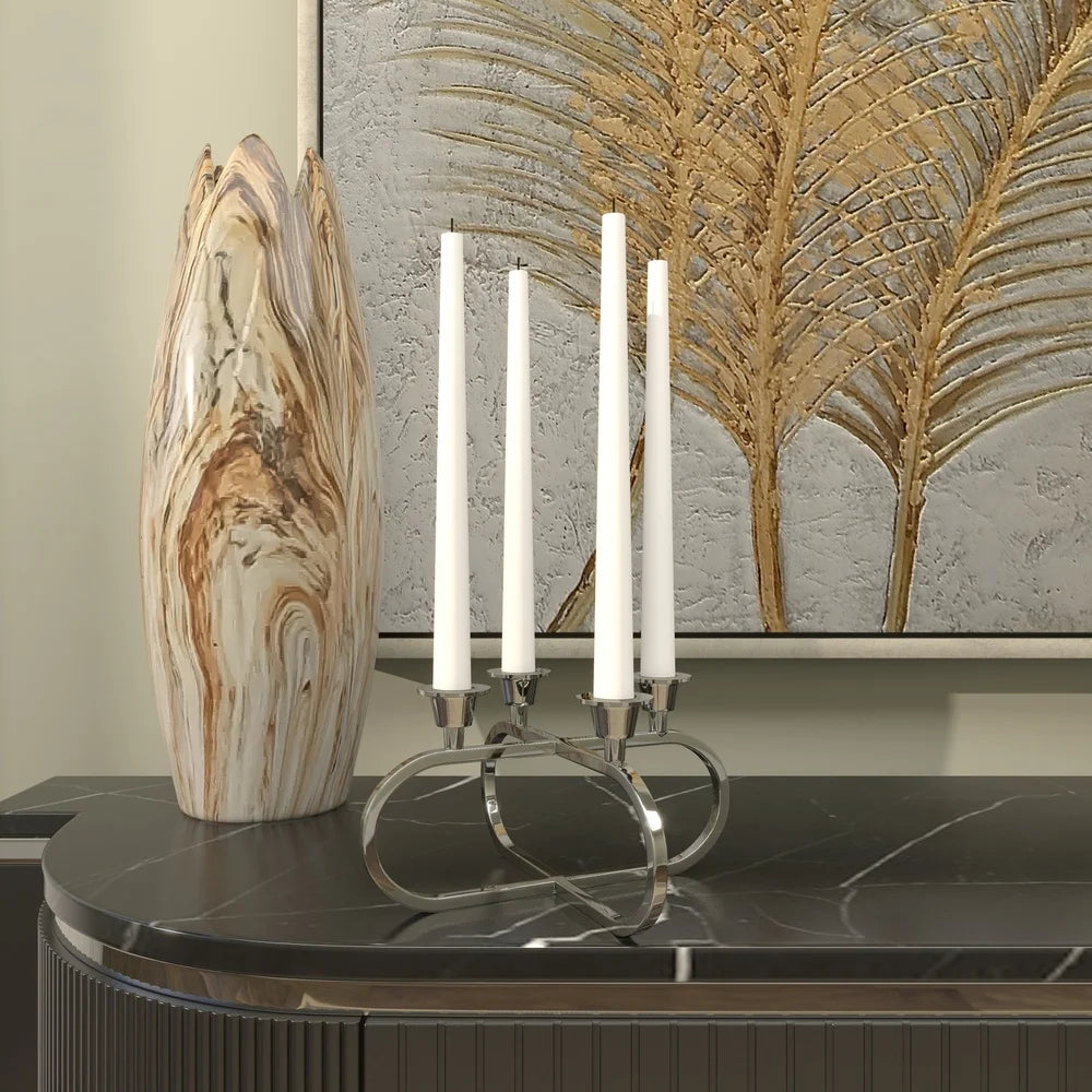 Geometric 4 Candle Holder