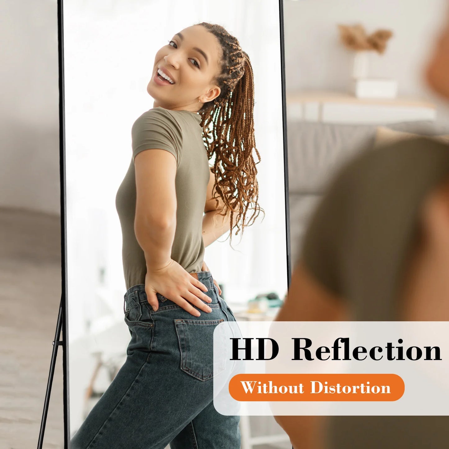 JHK 64"x21" Full Body Wall Mirror