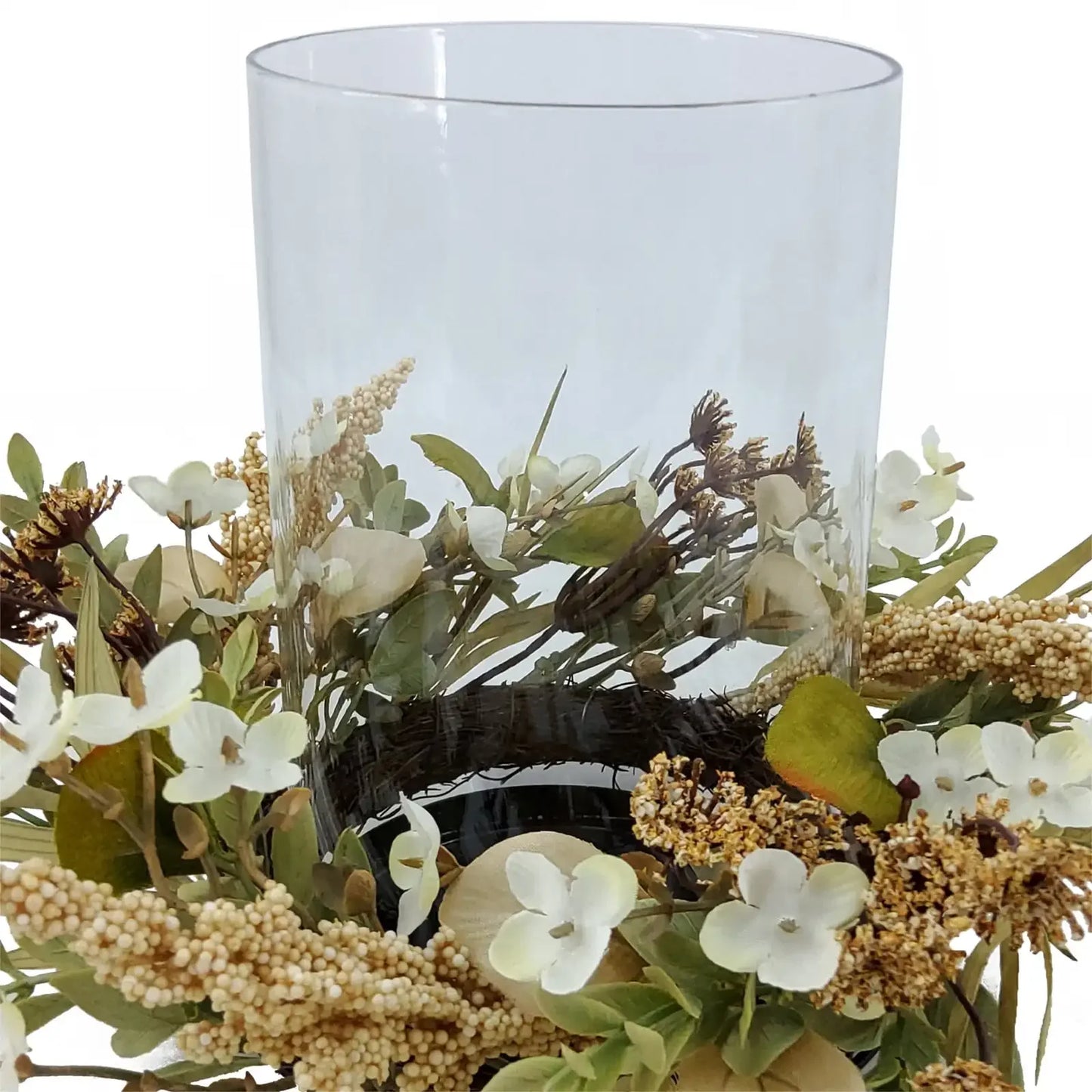 (Pack of 2) Indoor Hurricane Pillar Candle Holders