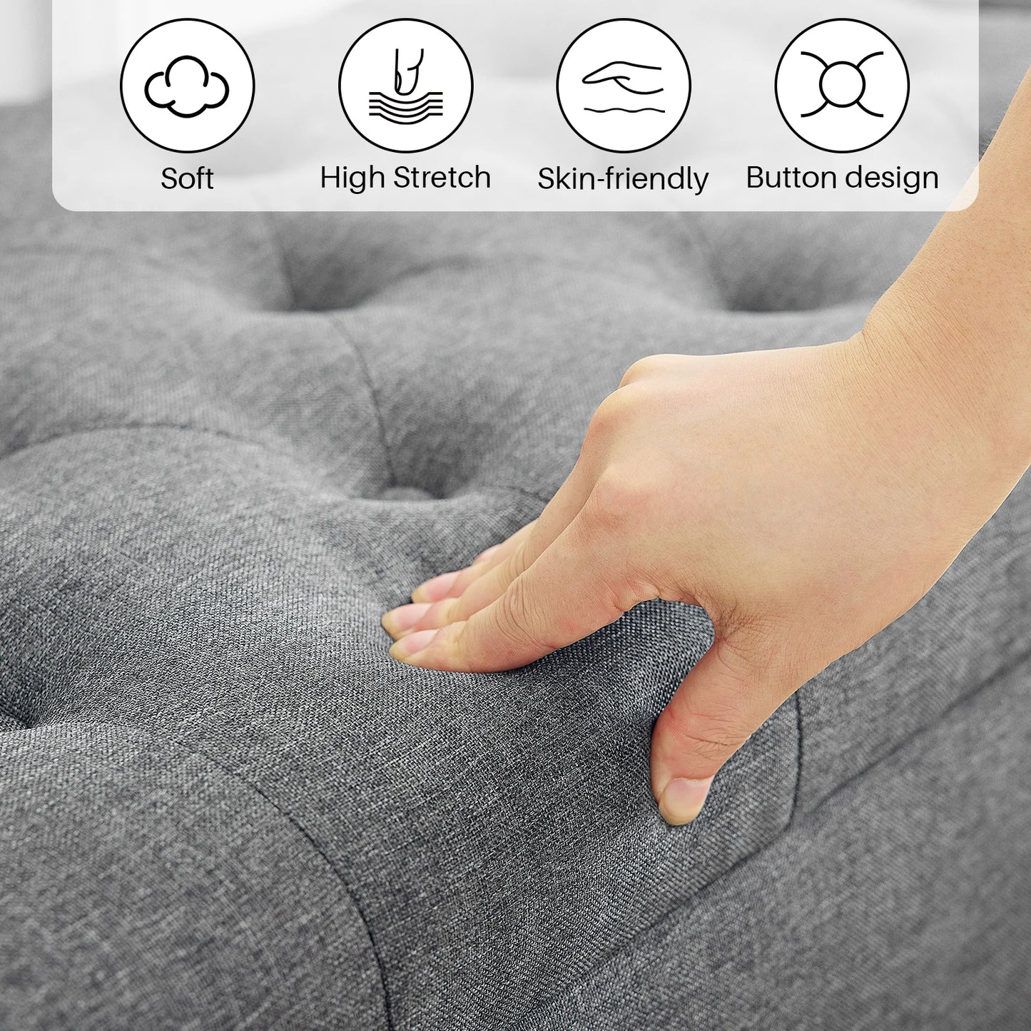 Redlife 47.8'' Storage Ottoman