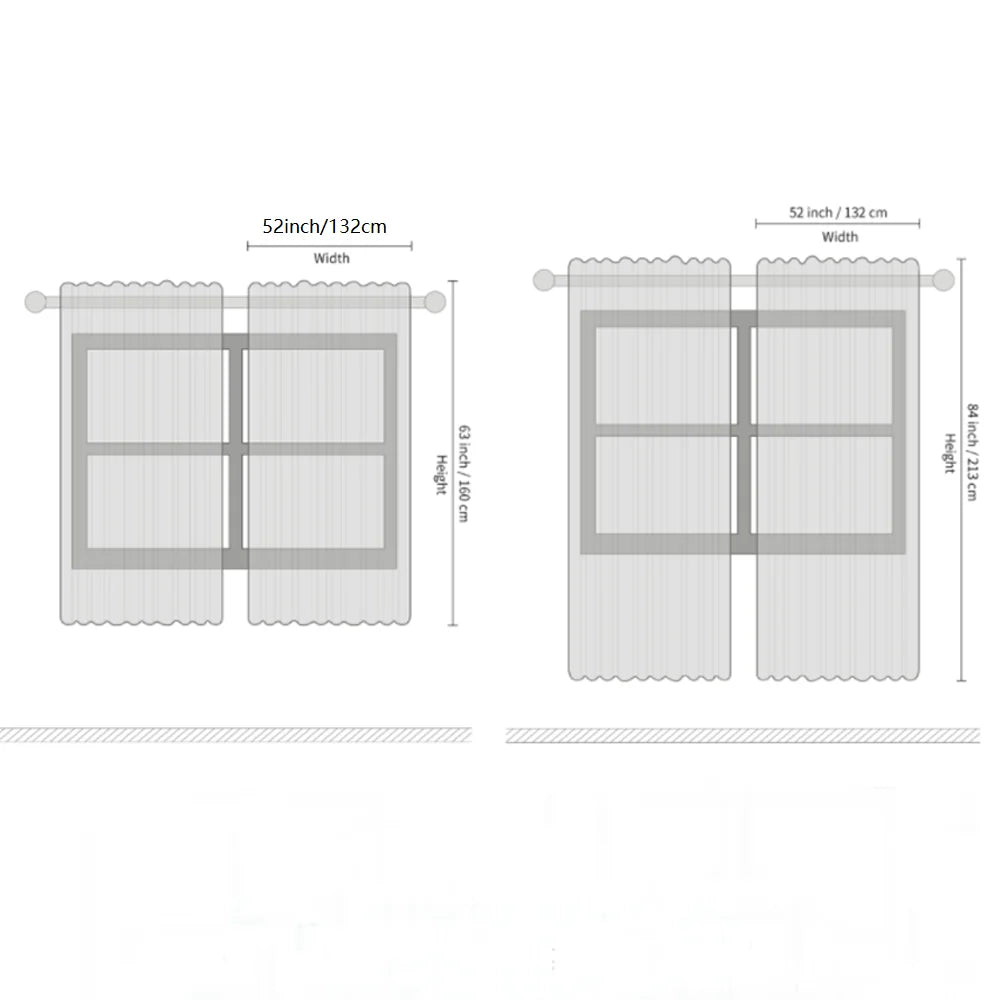 4 Piece Blackout Thermal Grommet Curtains