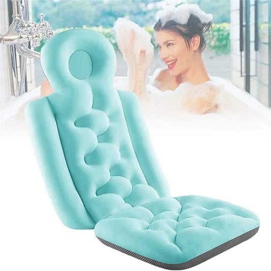 Luxury Full Body Bath Pillow With Suction Cups