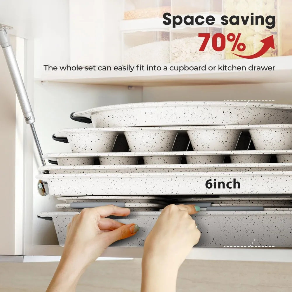 10-Piece Nonstick Baking Pans Set