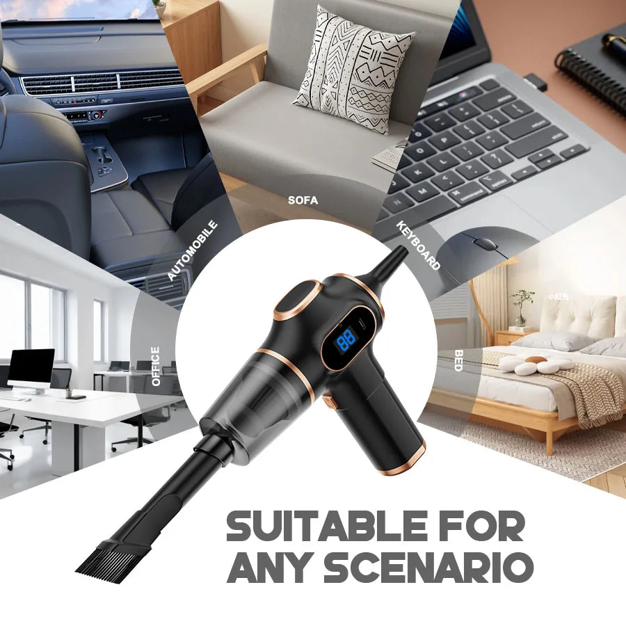 ABS Wireless Vacuum Cleaner ForHome, Office Or Car
