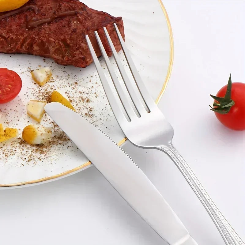 60 Piece Stainless Steel Cutlery Set