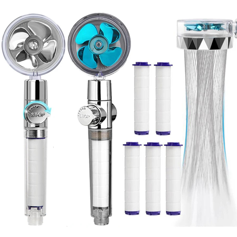 Turbocharged Handheld Shower Head