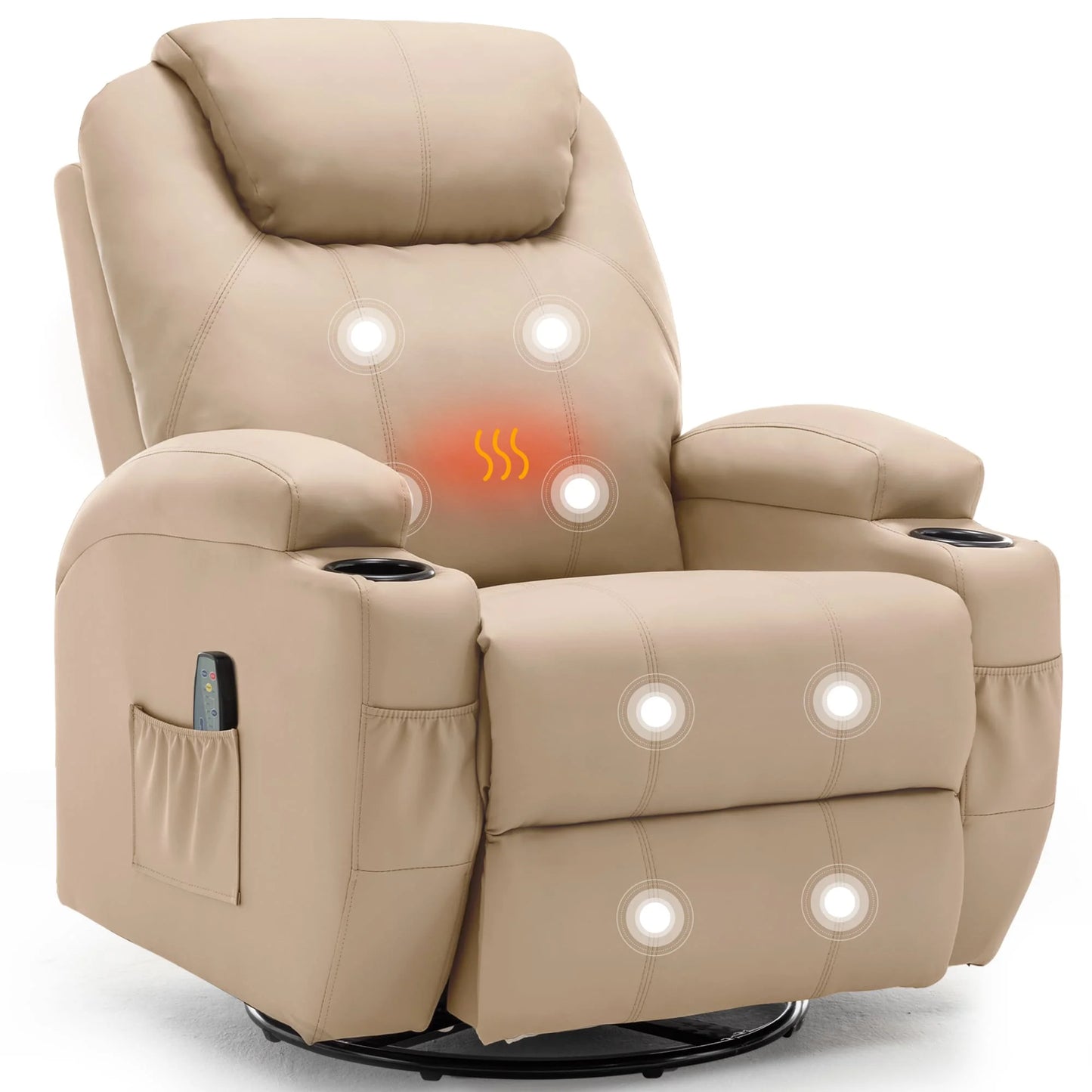 Recliner Chair with Massage and Heat