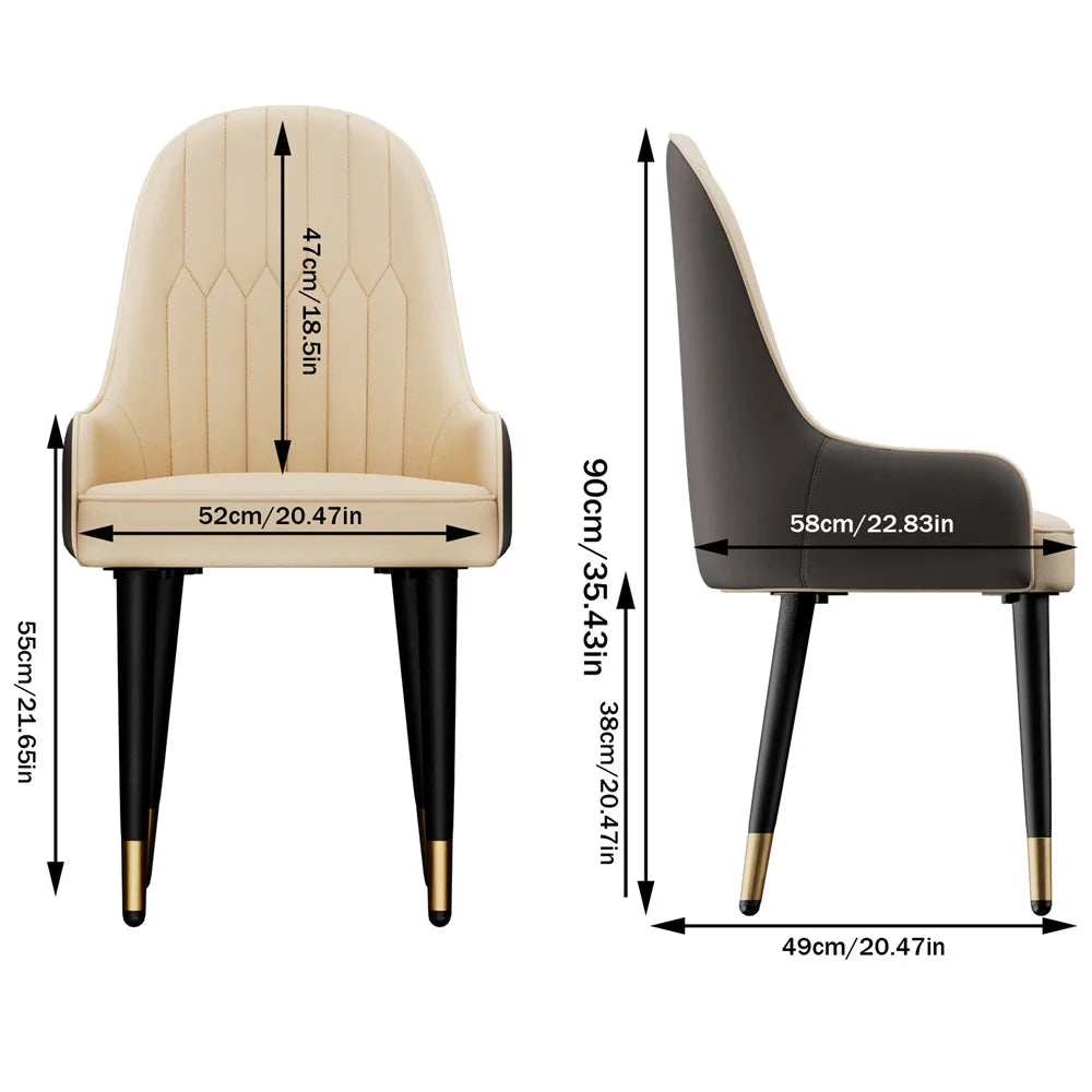 LUVODI Synthetic Leather Dining Chairs