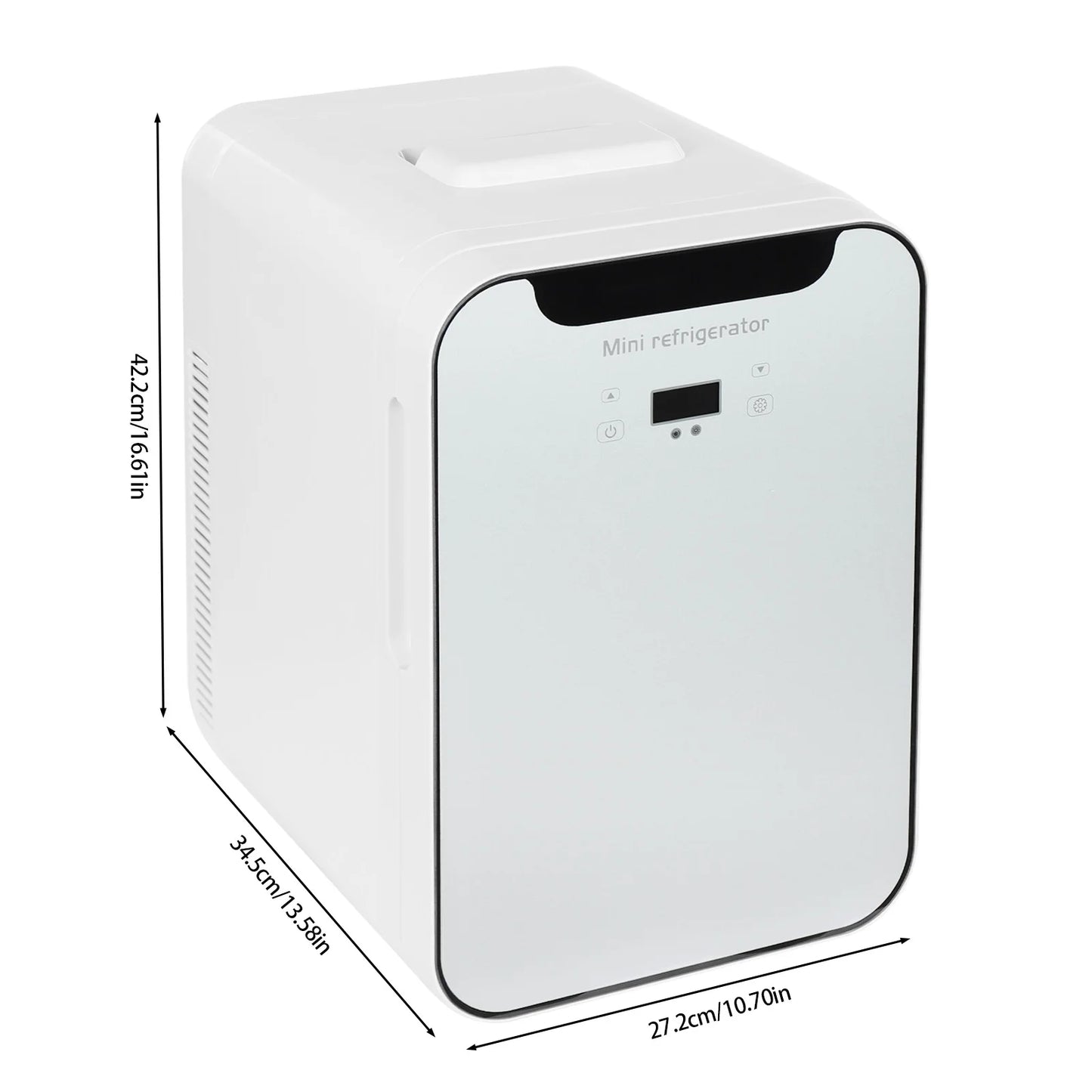 110V Portable Multifunctional Mini Fridge Or Food Warmer For Family Car With Temperature Control LED Digital Display