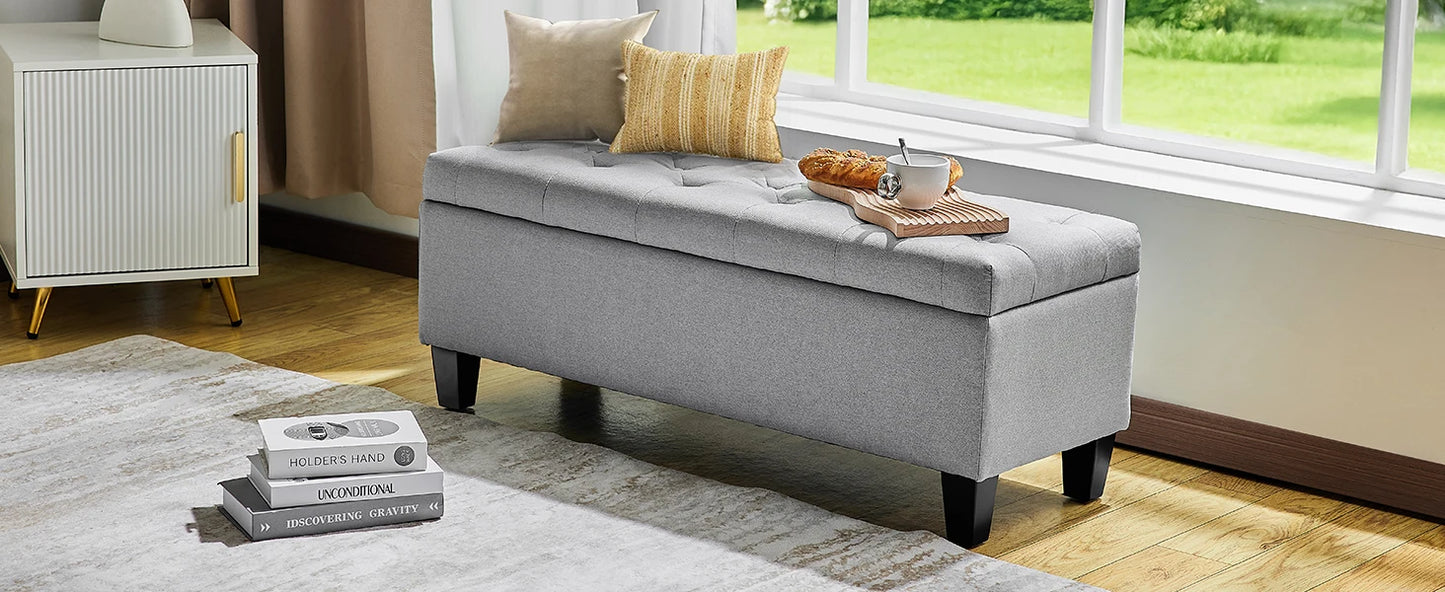 Redlife 15.5 x 42 x 16 inch Storage Ottoman