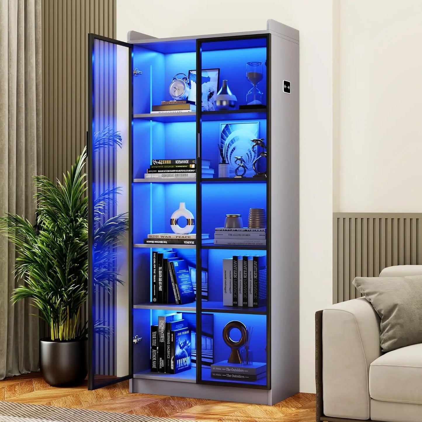 Tall or Corner Configuration LED Display Cabinet