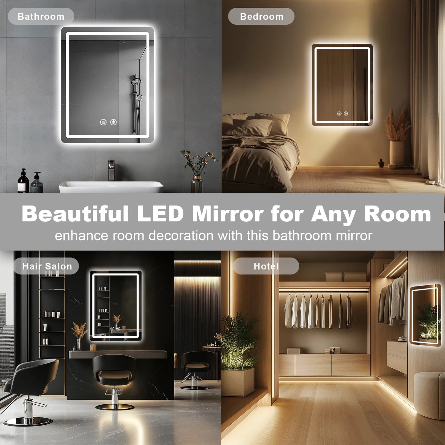 20x28 inch LED Bathroom Mirror