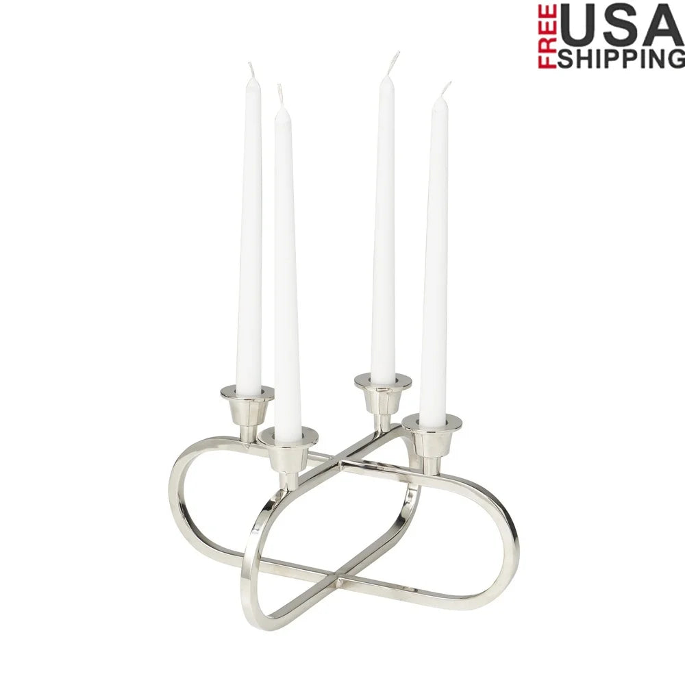 Geometric 4 Candle Holder