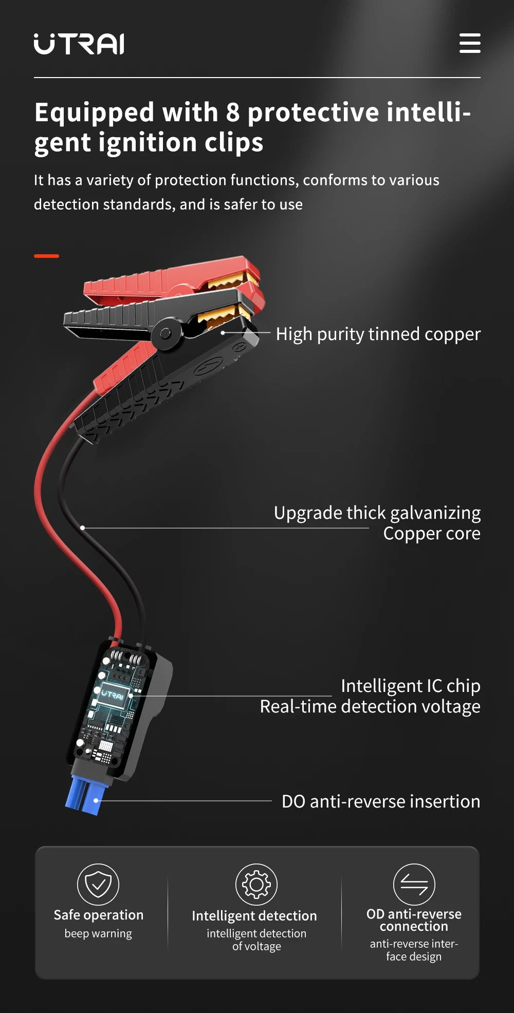 UTRAI Power Bank Emergency Car Battery Starter