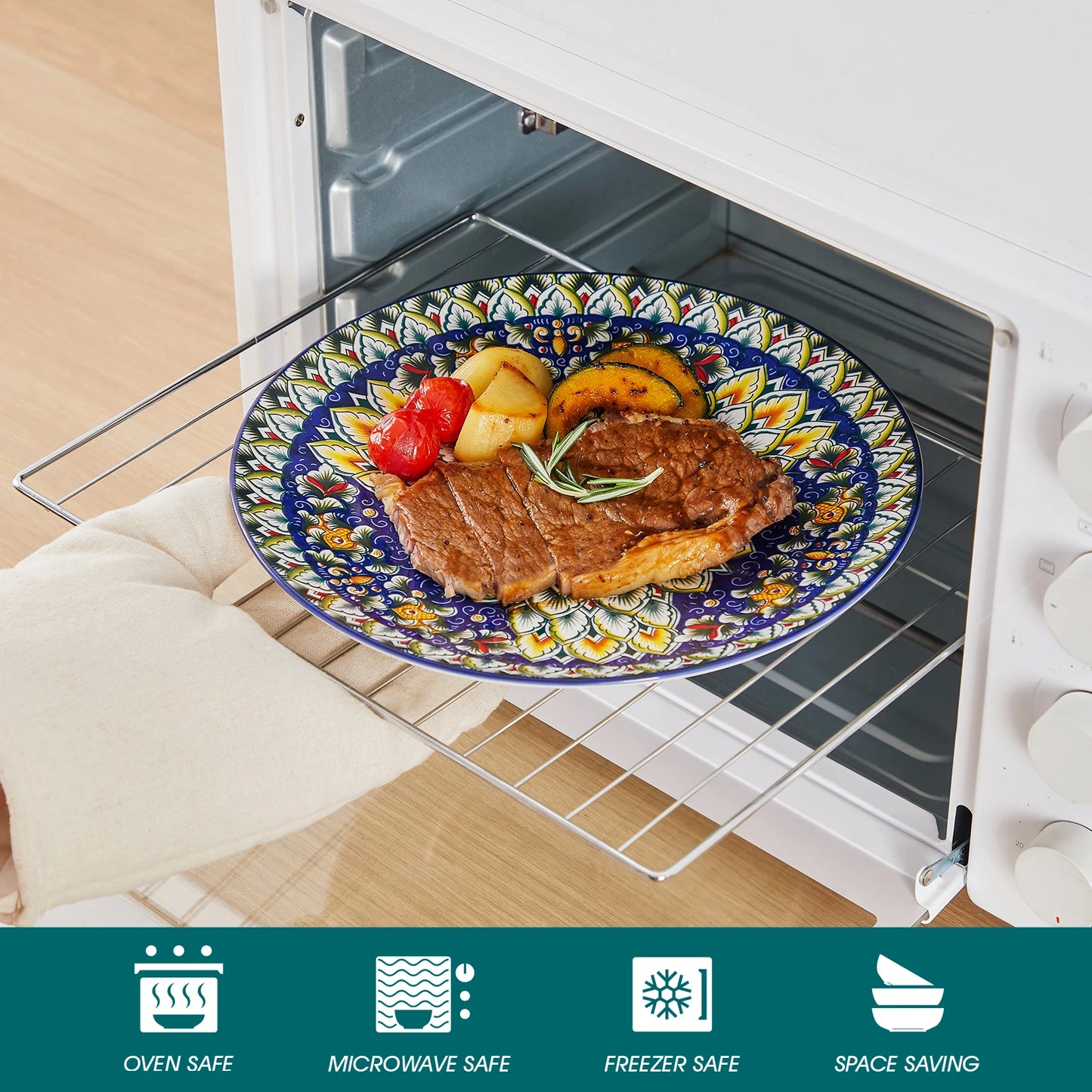 Vancasso 24 Piece Dinnerware Set Bohemian Style