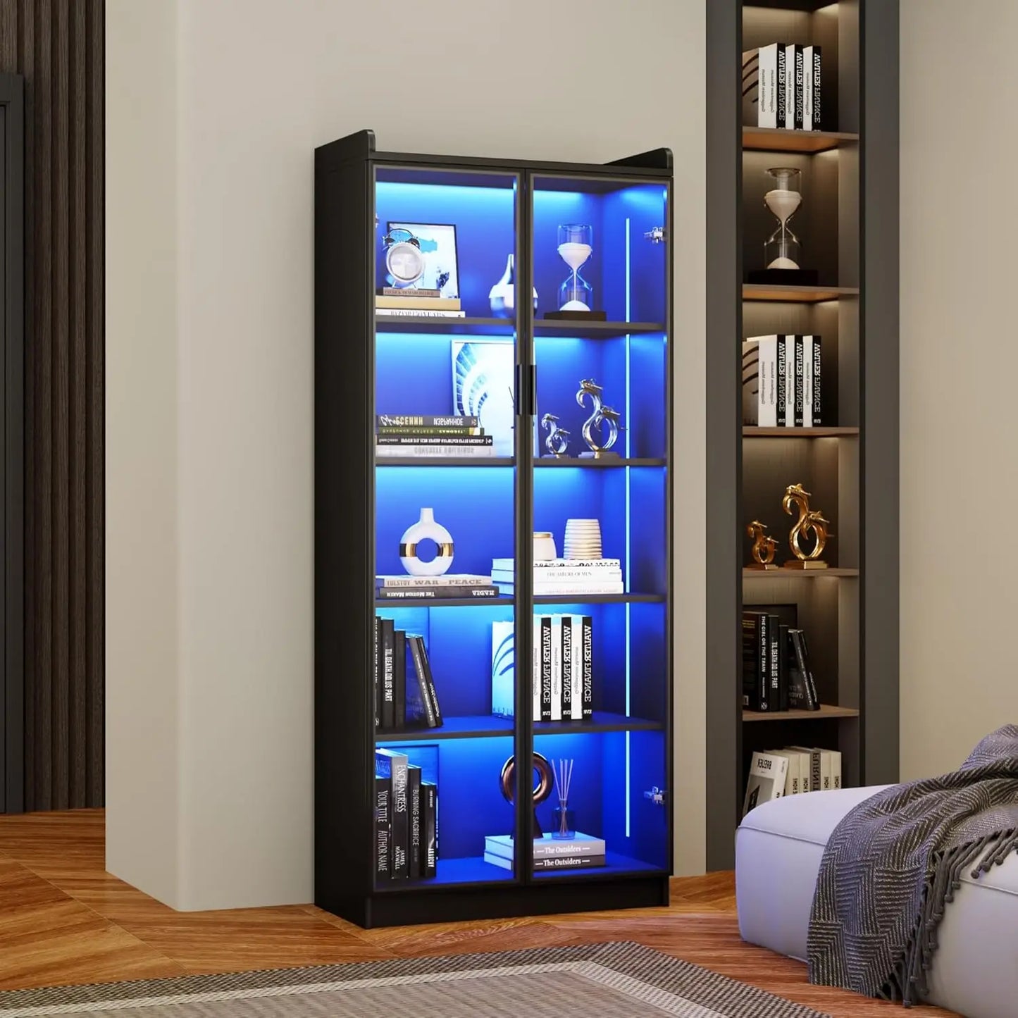 Tall or Corner Configuration LED Display Cabinet