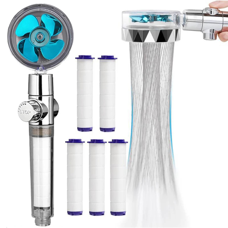 Turbocharged Handheld Shower Head