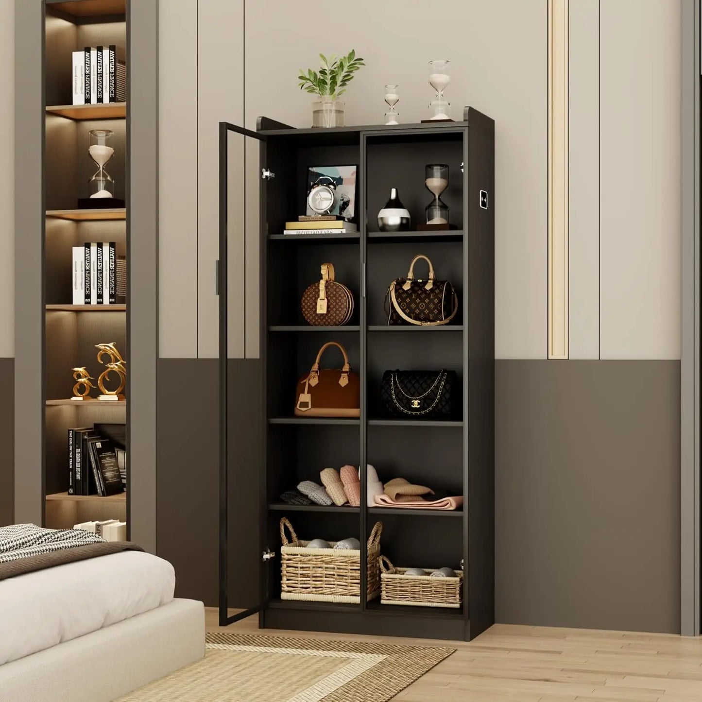 Tall or Corner Configuration LED Display Cabinet