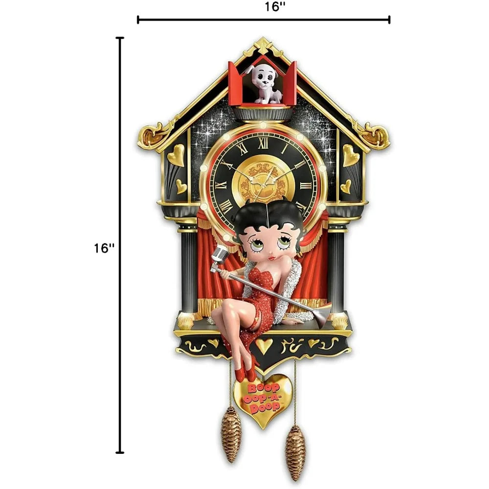 Bradford Exchange Betty Boop Cuckoo Clock