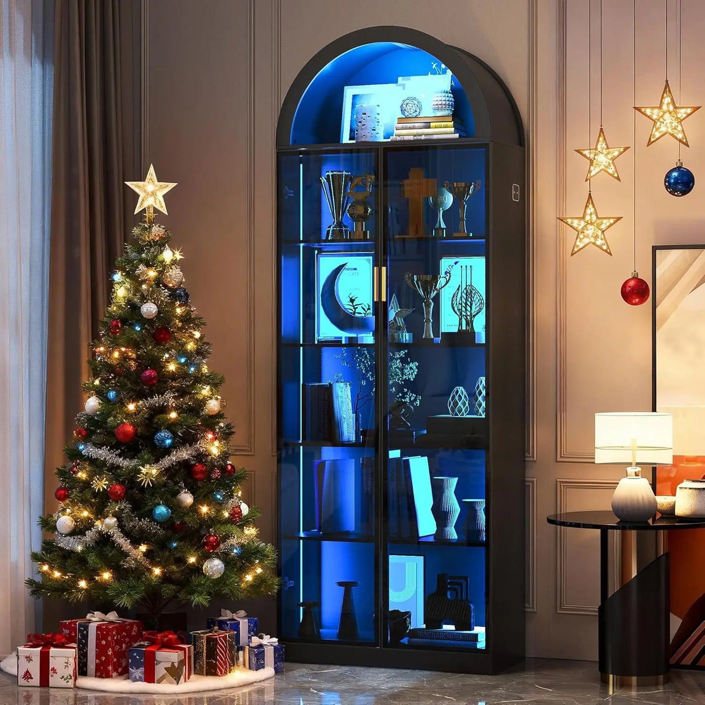 Tall or Corner Configuration LED Display Cabinet