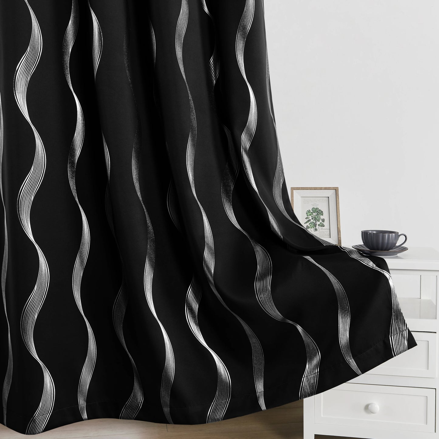 4 Piece Blackout Thermal Grommet Curtains