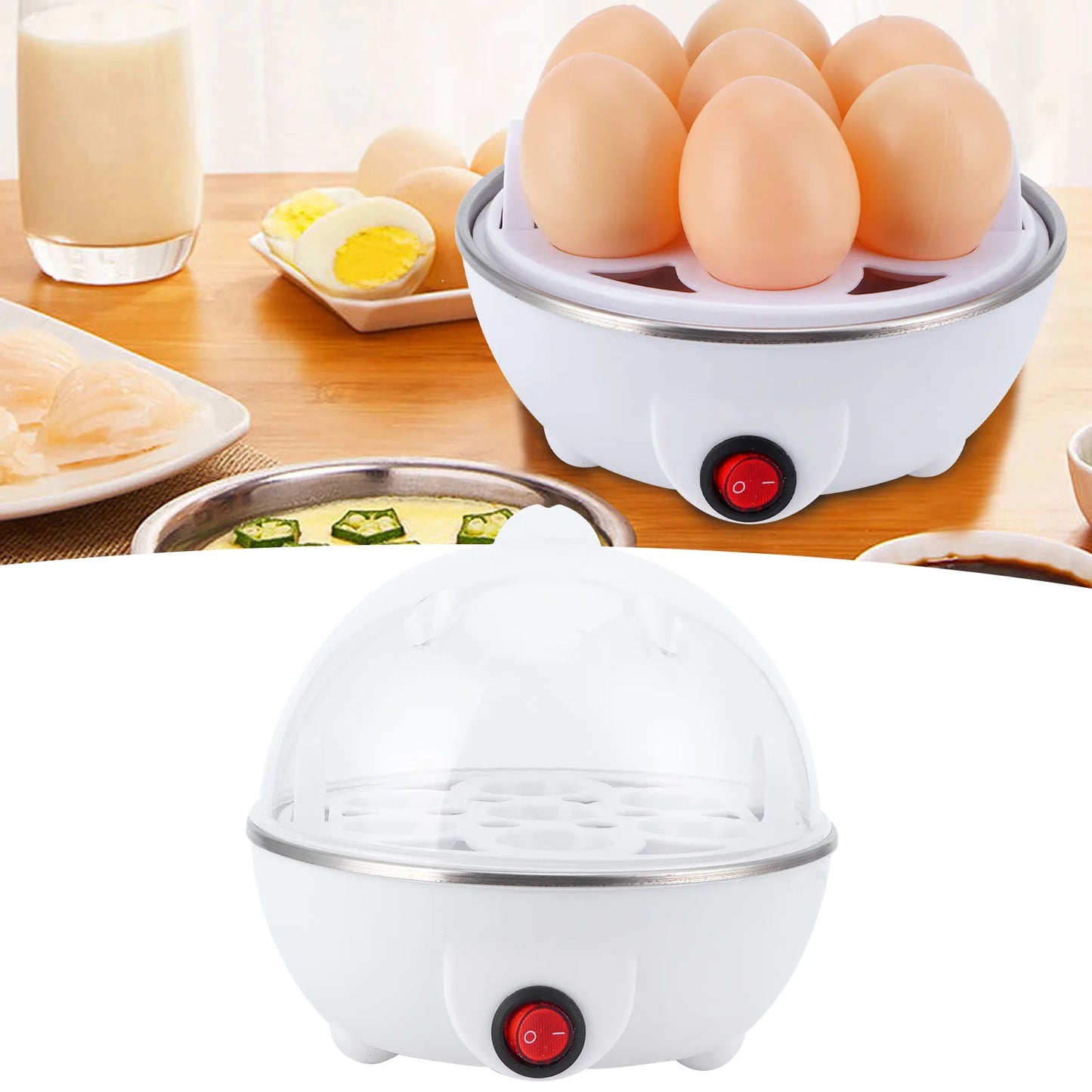 Multifunctional Egg Or Vegetable Cooker For Boiling And Poaching