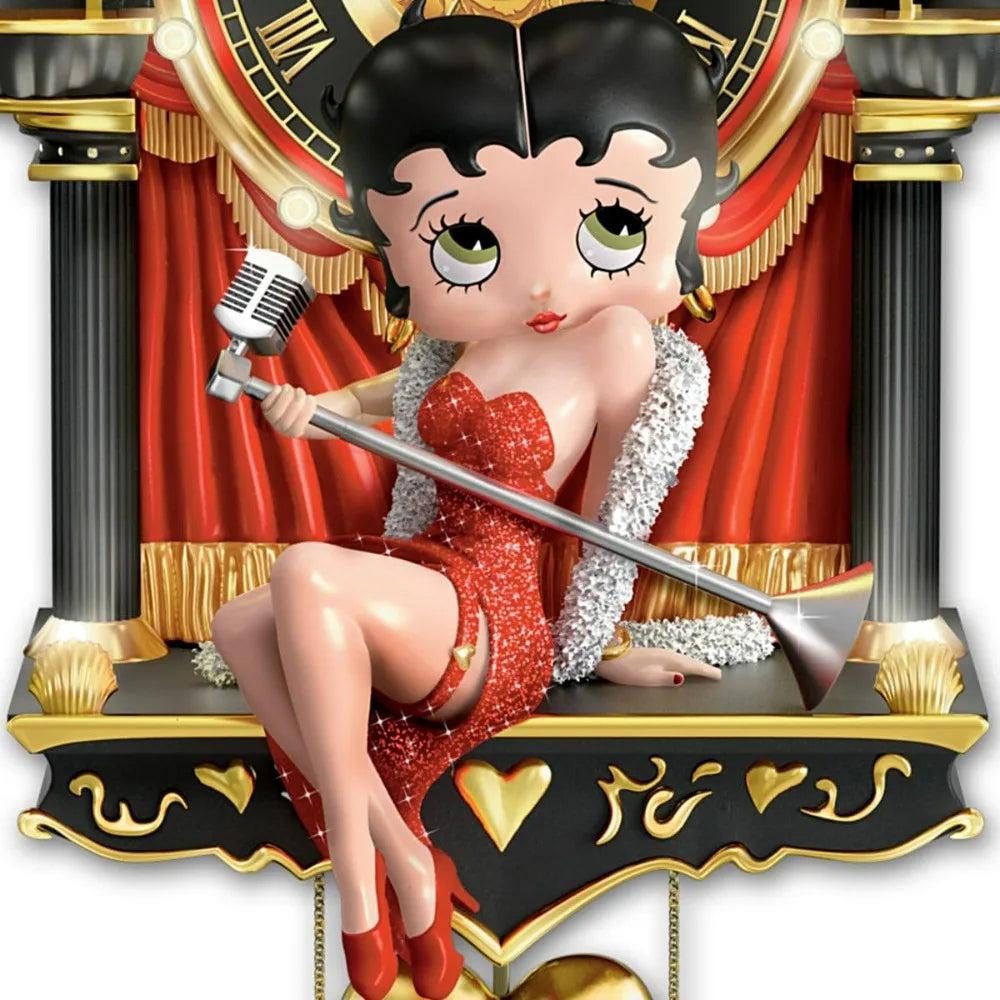 Bradford Exchange Betty Boop Cuckoo Clock