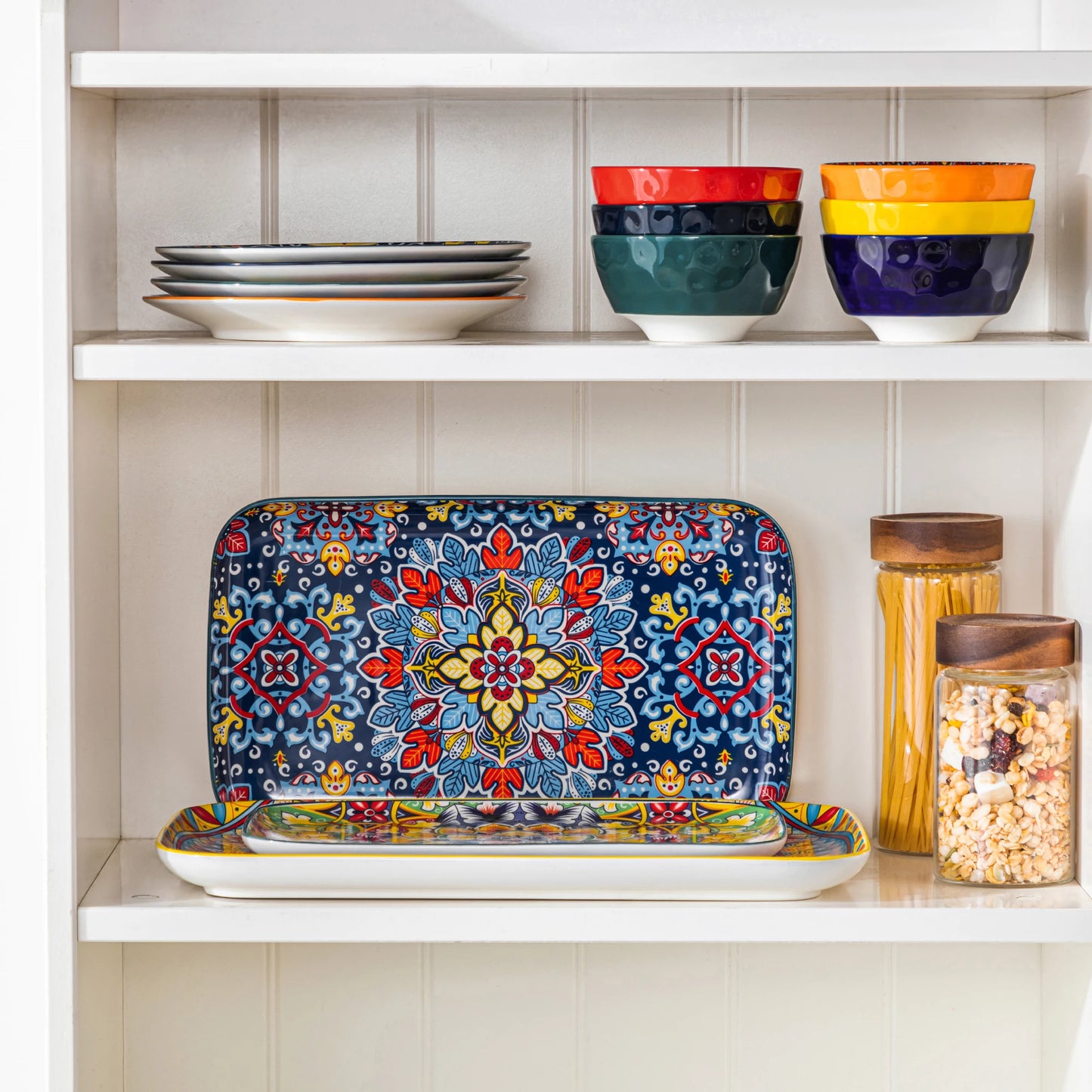 Vancasso 3 or 6 Piece Long Ceramic Plates