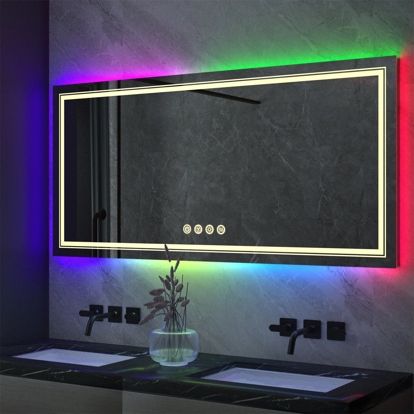 Large Bathroom LED Vanity Mirror