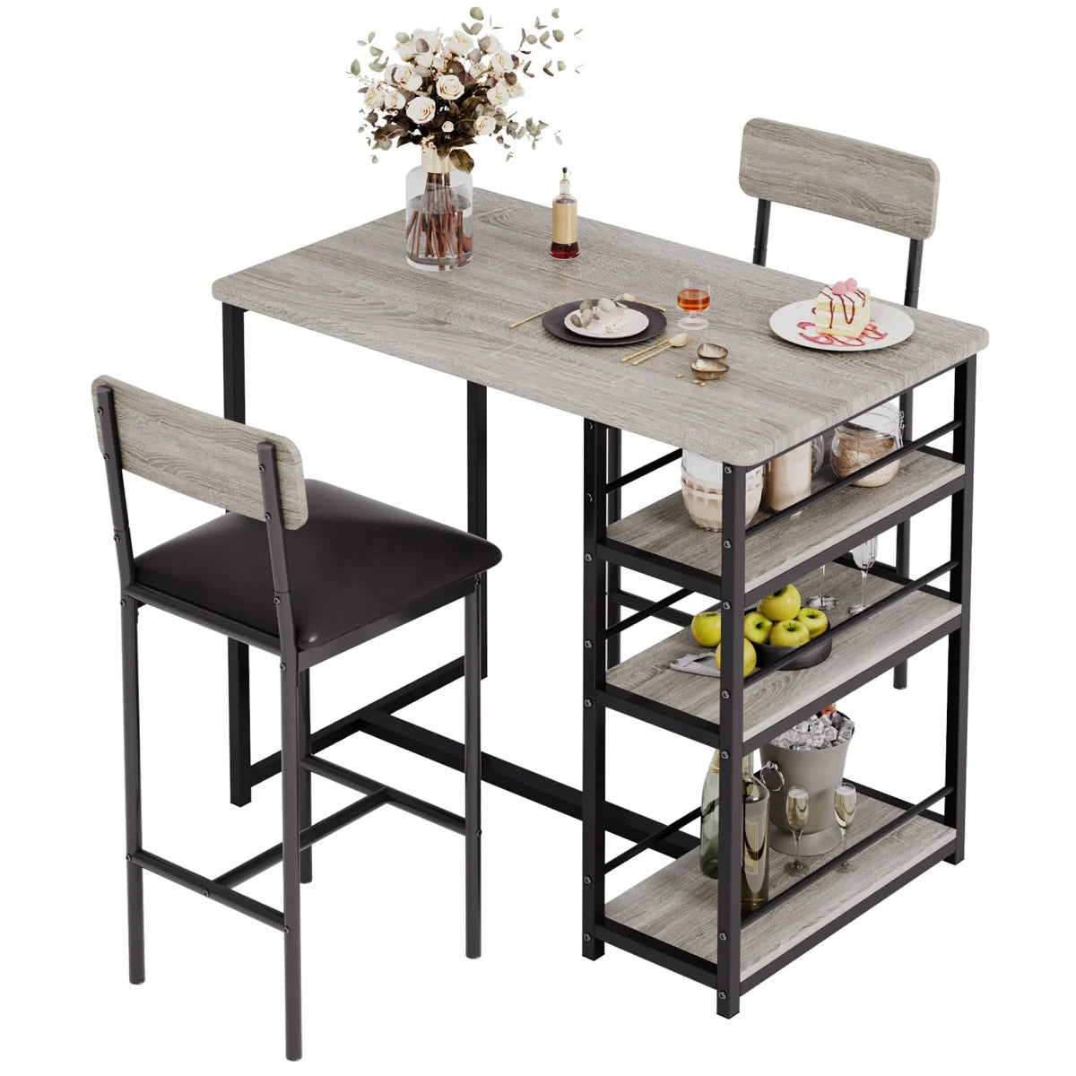 2-Person Dining Table Set For Small Spaces