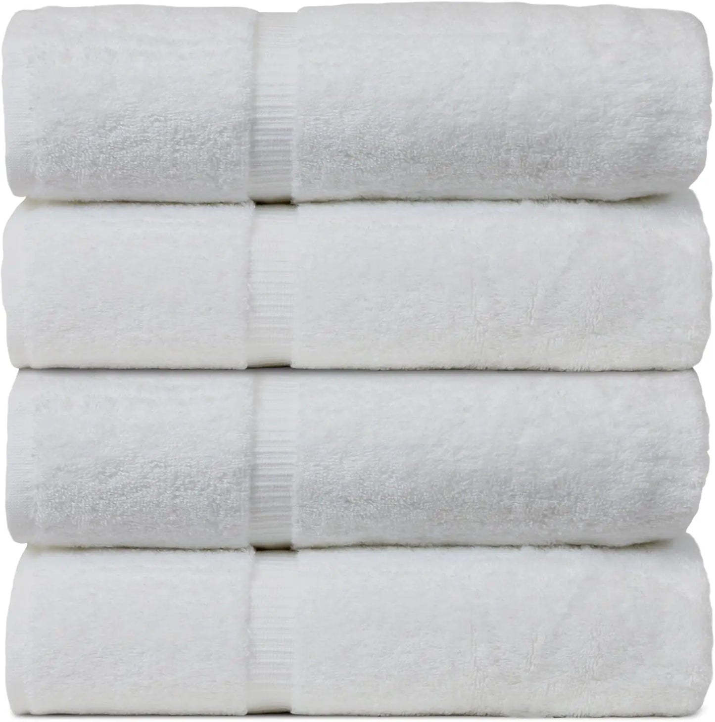Set of 4 Super Absorbent Bath Towels