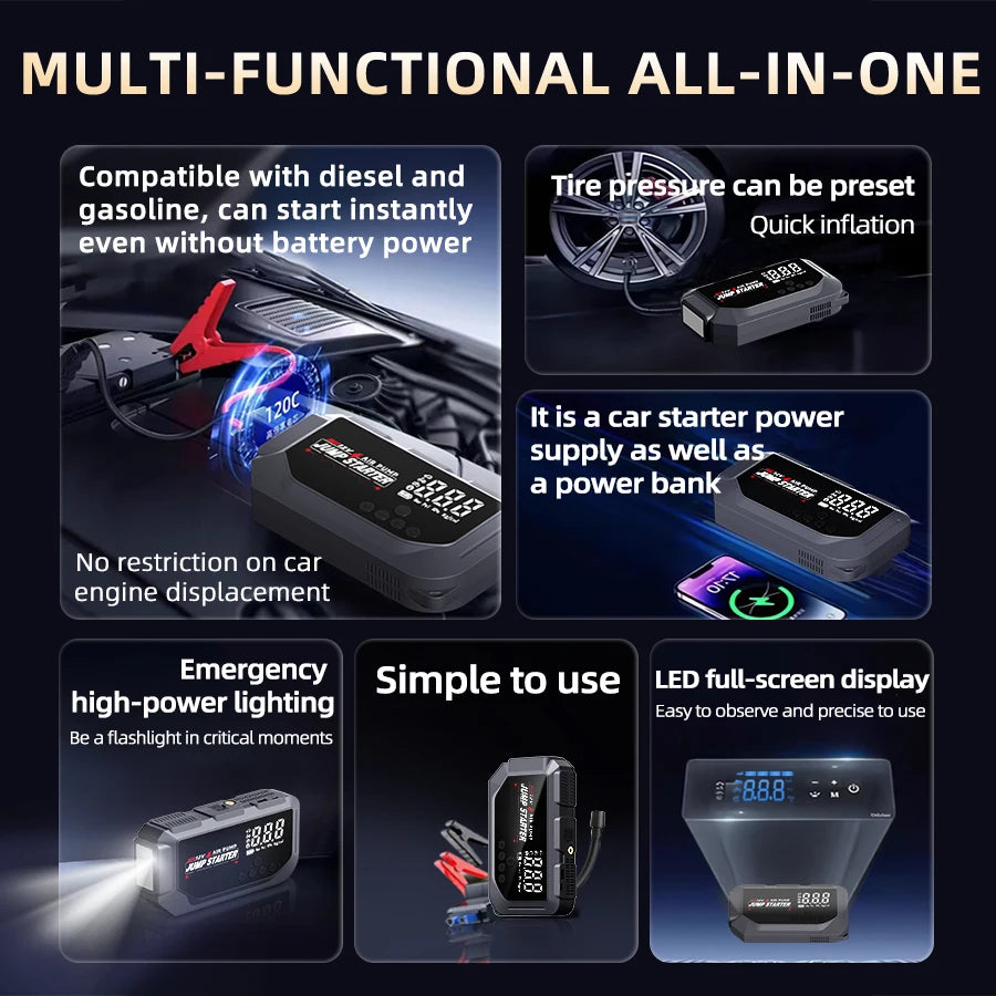 Hasatek Emergency Power Bank 4000A Jump Starter