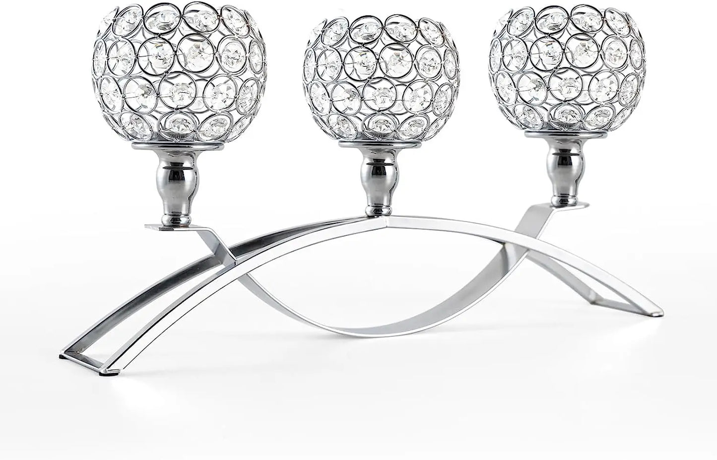 Crystal Table Candelabra Centerpiece DiningRoom