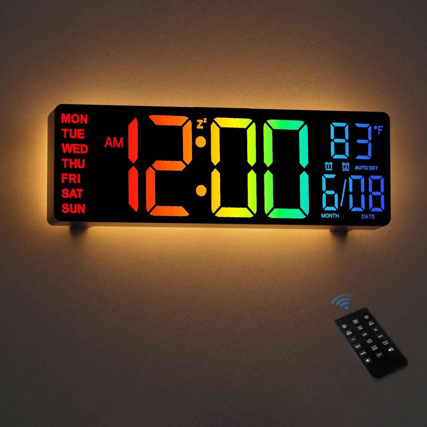 10.5" Digital LED Wall Clock