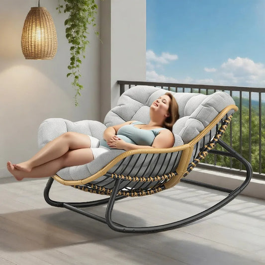 Outdoor/Indoor Rocking Egg Chair