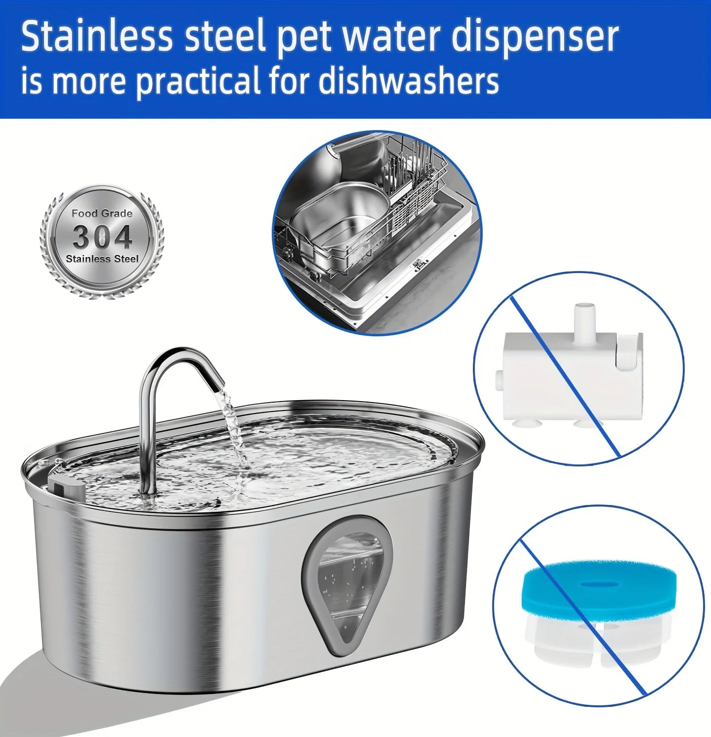 3.5 L Large Capacity WF170 Pet Water Dispenser