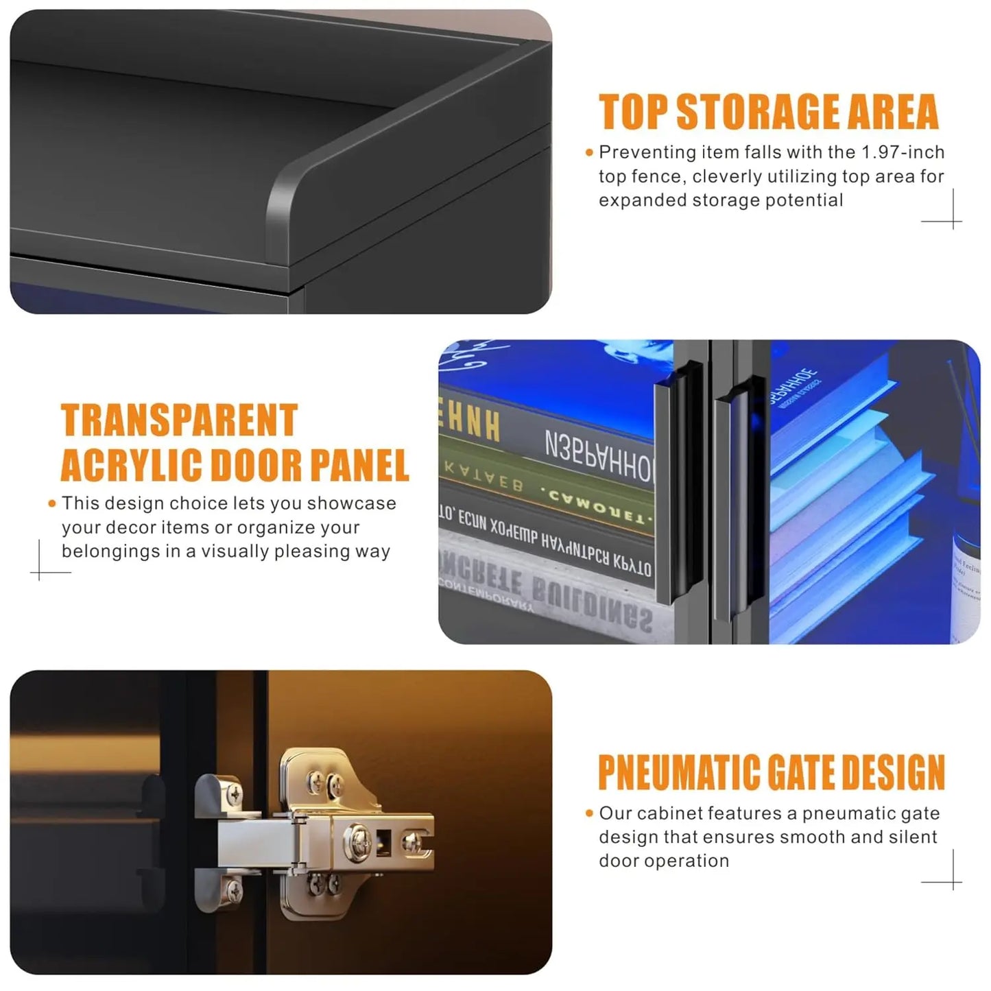 Tall or Corner Configuration LED Display Cabinet