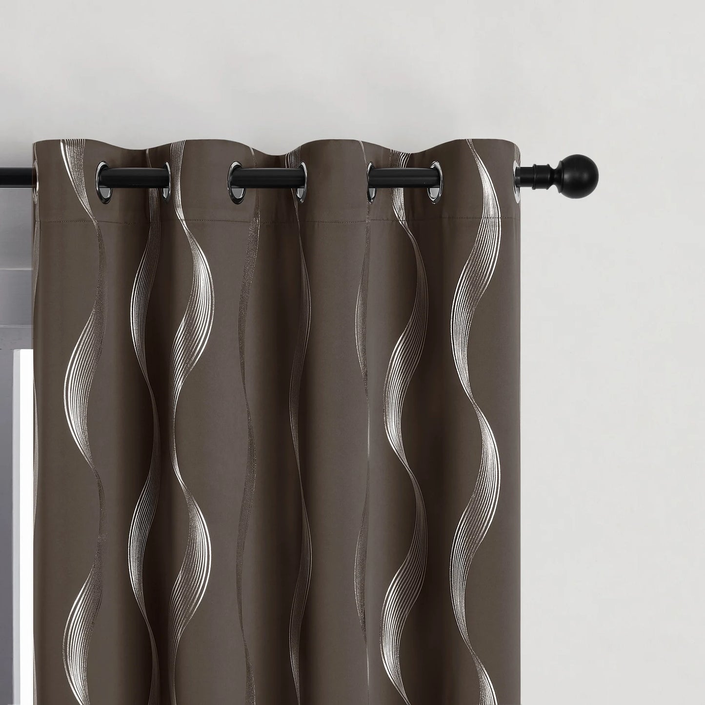 4 Piece Blackout Thermal Grommet Curtains