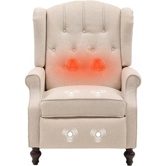 Wingback Pushback Recliner Chair