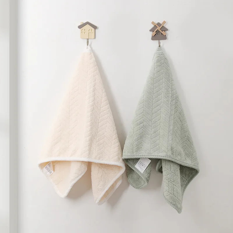 4 Piece Solid Color Towel Set
