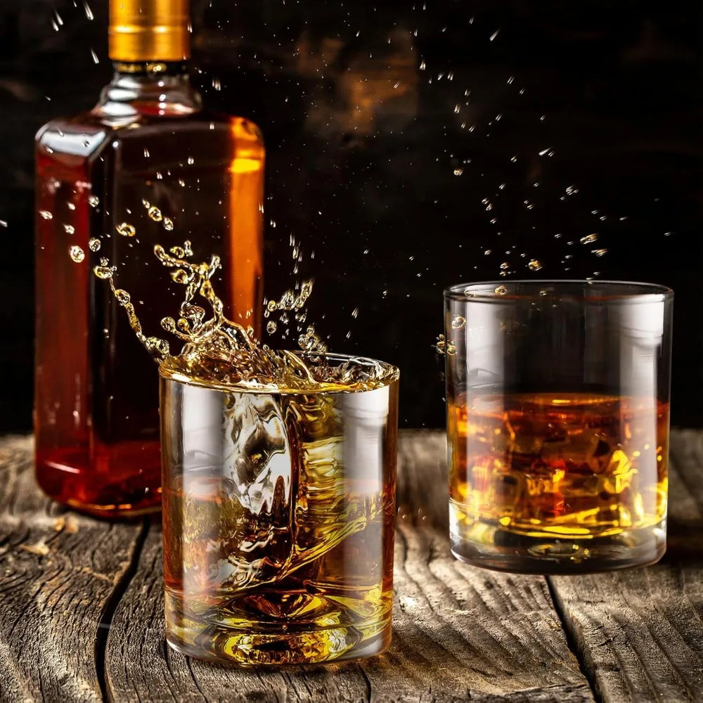 18 Pieces Old Fashioned Whiskey Glasses