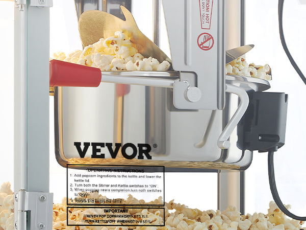 SucceBuy 8/12Oz Electric Popcorn Make with Scoop