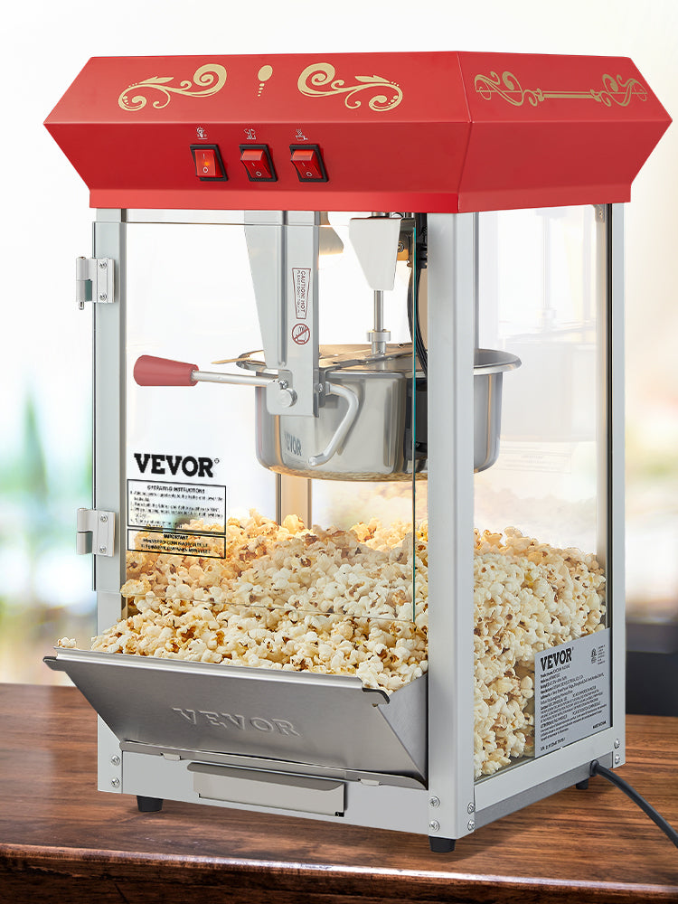 SucceBuy 8/12Oz Electric Popcorn Make with Scoop