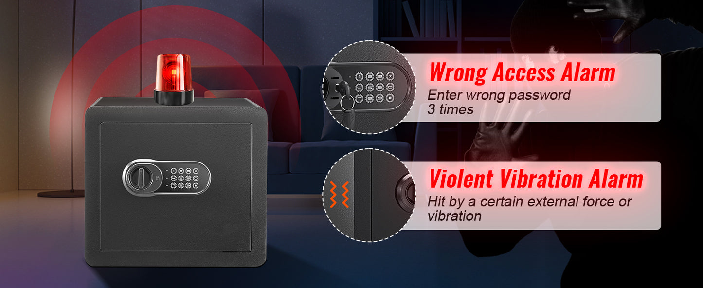 SucceBuy 1.2 or 0.5 Cubic Ft Electronic Safe